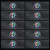 Car Emblem Logo Decorative Stickers Badge Decal Interior Styling For Alfa Romeo 159 Giulietta Giulia 147 Mito 156 166 Stelvio