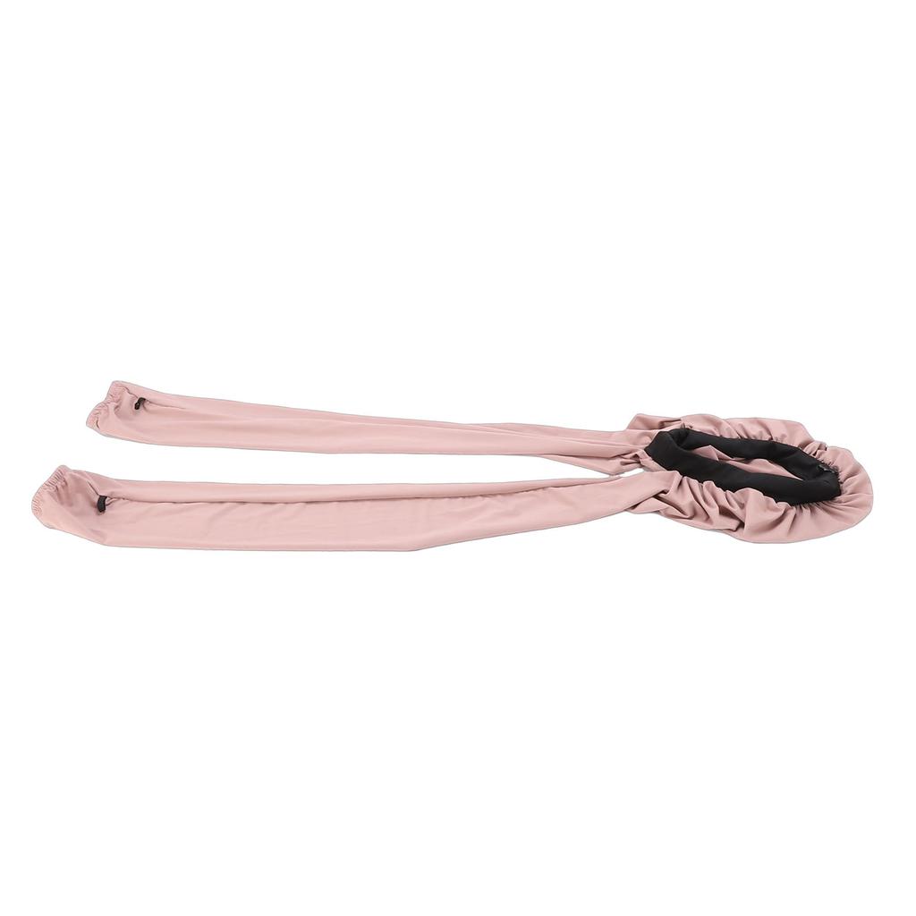 Long Hair Bonnet for Night Sleep 2 in 1 Soft Breathable Elastic Liner Dreadlock Braid Bonnet Pink