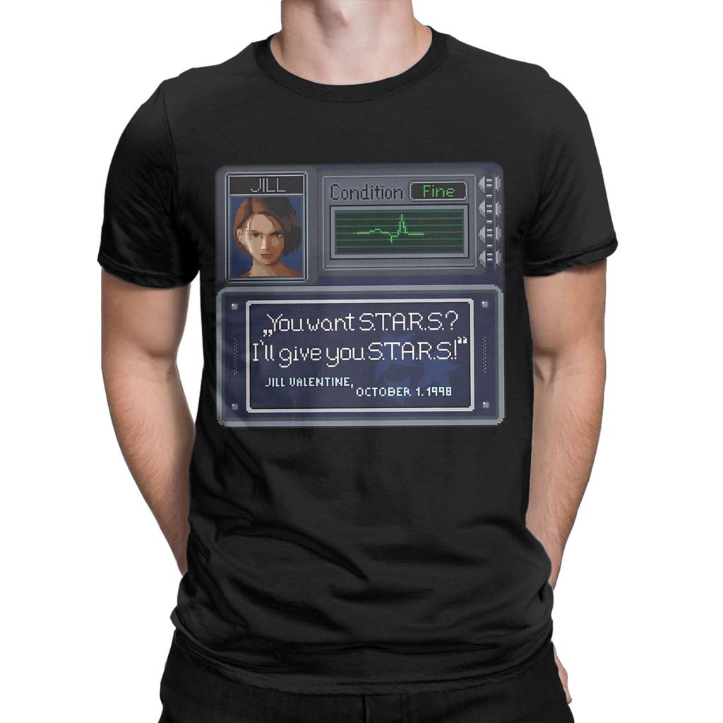 rResident Evil Pixel Art Funny 100 Cotton TShirt rResident Evil CODEVeronica Tops Tees For Unisex