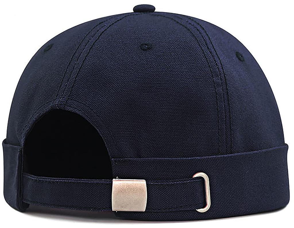 Spargel Cotton Rolled Fisherman No Brim 100% Cap, (Maximum Length 65cm), Men's/Women's (Navy, L)