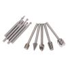 Electric Grinding Accessories 10pcs 3mm Shank HSS Router Bits Rotary Burr for Drill Woodworking Tool Set CNC Engraving