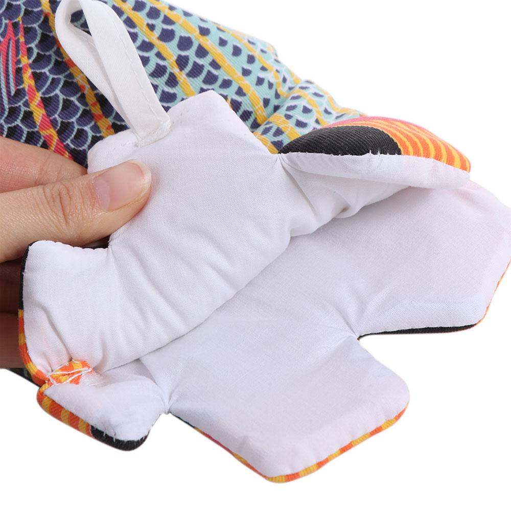 Colorful Fish Shape Oven Mitts Anti-scalding Microwave Glove Creative Baking Insulation Glove Home