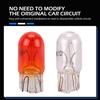 100 PCS 7443 Brake Light Bulb, T10 W21/5W Turn Signal/Tail/Reverse/Lights, 12V Automotive Miniature Bulbs Clear Halogen Light, Replacement for Cars,