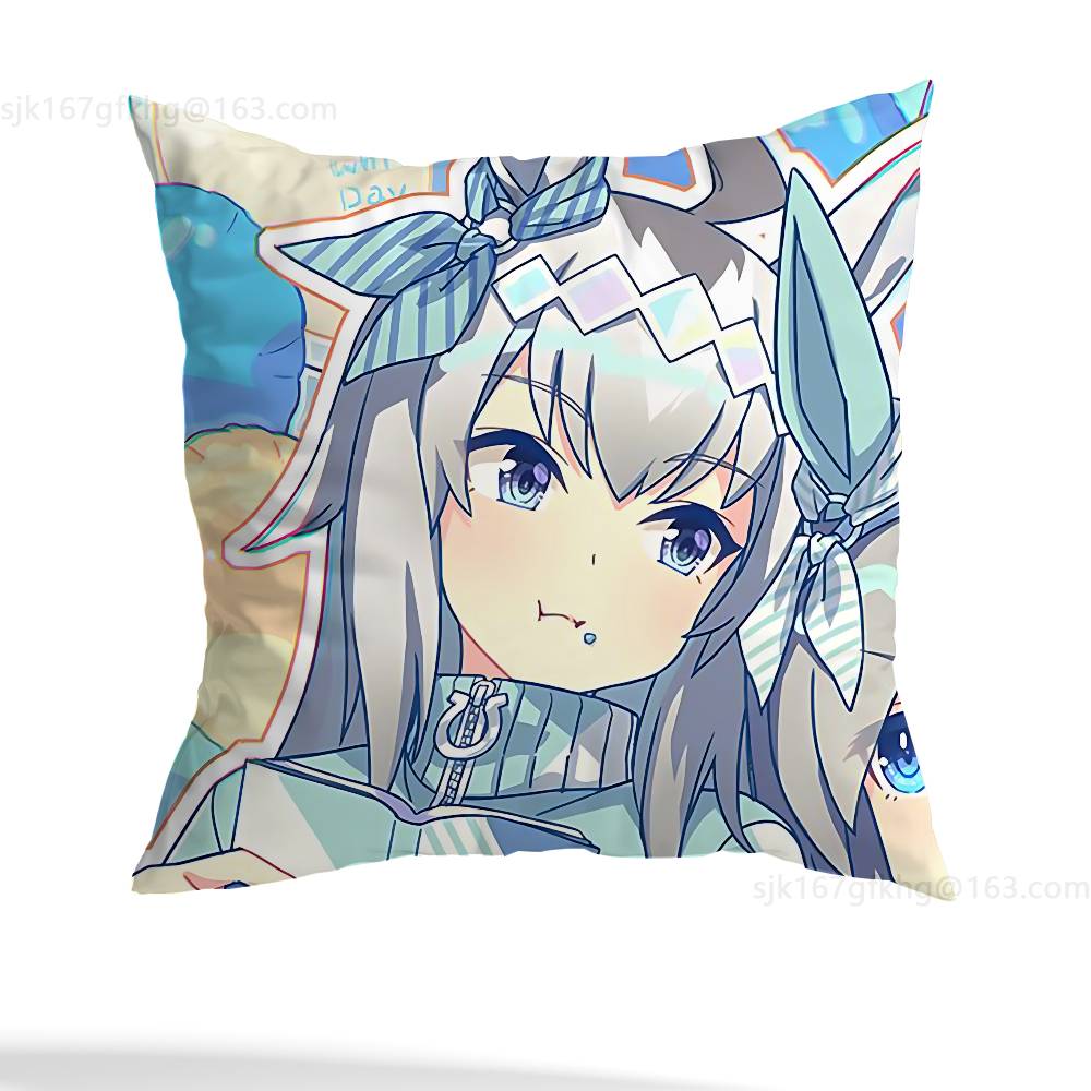 Umamusume Pretty Derby Pillowcase Casual Style Decoration, Suitable for Home Decoration (excluding Pillow Core)