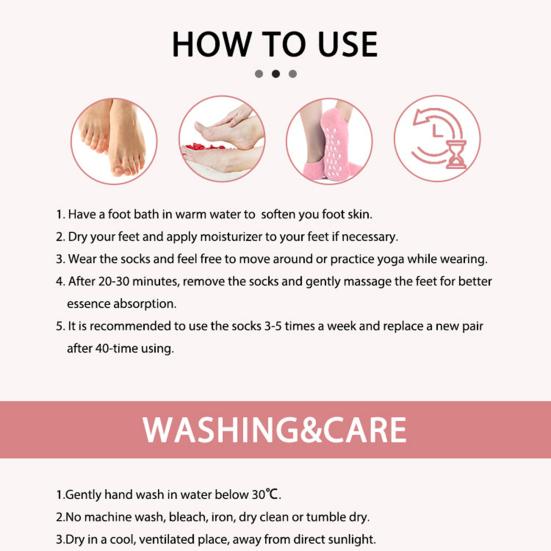 Moisturizing Socks Spa Gel Socks with Anti-Slip Soles Foot Care Socks Prevent Cracked Heels Stocking Stuffers for Women Men