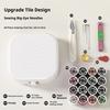 Mini Sewing Kit Small Travel Hand Sewing Kit for Adults Beginners Traveler 2-Layer Magnetic Needles And Threads Sewing Supplies for Emergency Home Use