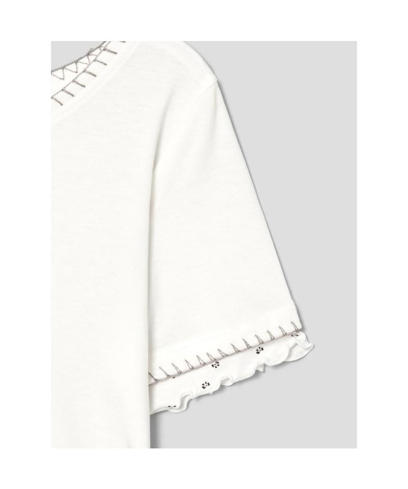 8SECONDS Hand Stitch Jersey Top Ivory