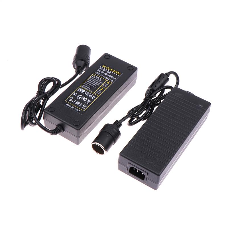 Car Power Adapter Power Convert AC Adapter DC 110V / 220V To 12V 10A Power Adapter Converter For Car Refrigerators Air Pump