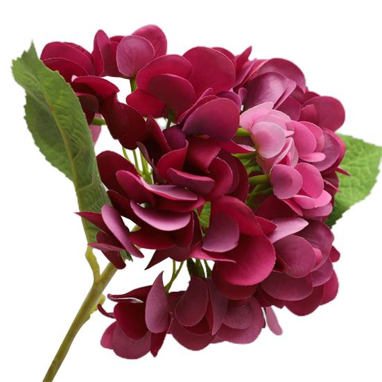 Useful Fake Flower Anti-fade Hydrangea Artificial Branch