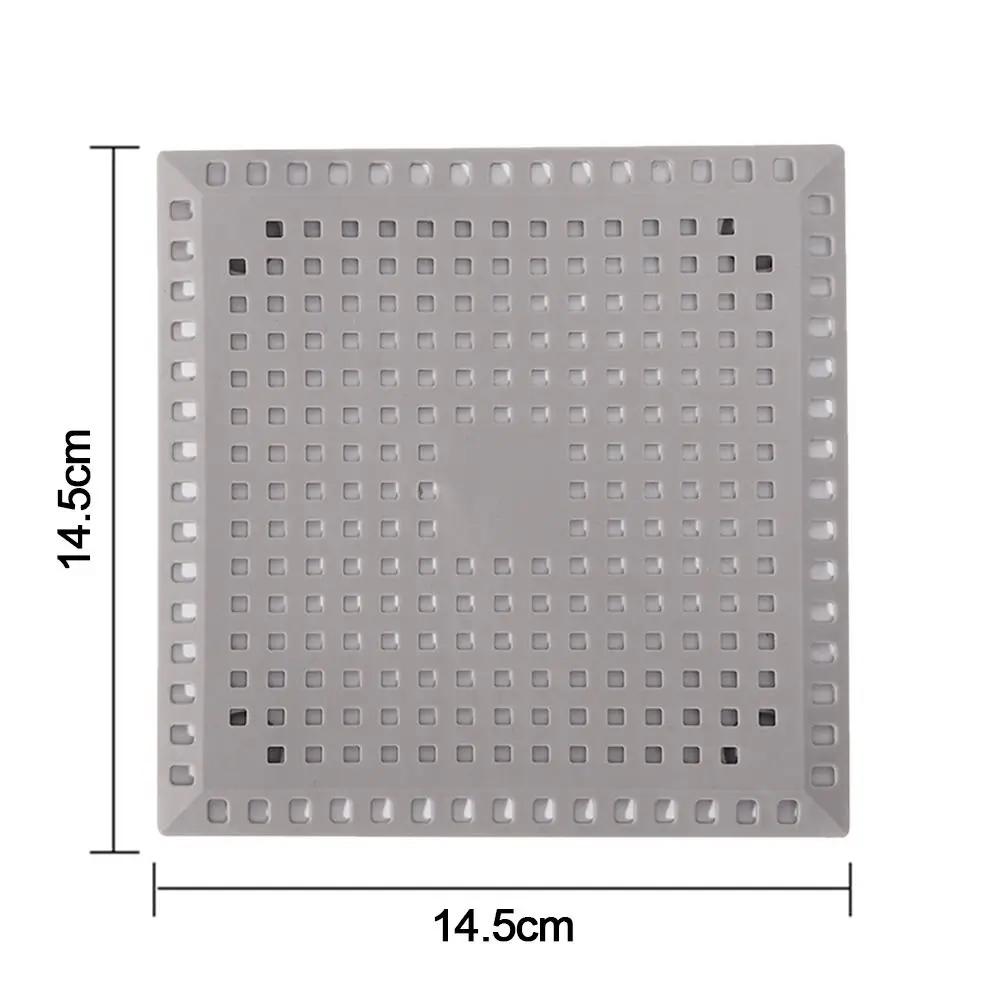 Kitchen Sink Strainer Anti-blocking Mesh Trap Waste Catcher 14.5cm Square Sewer Outfall Drain Filter Kitchen Bathroom Accessory