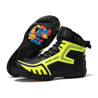 Motorcycle Shoes Motorcycle Riding Shoes Men's Knights Four Seasons Off-road Locomotive Boots Racing Short Boots Non-slip