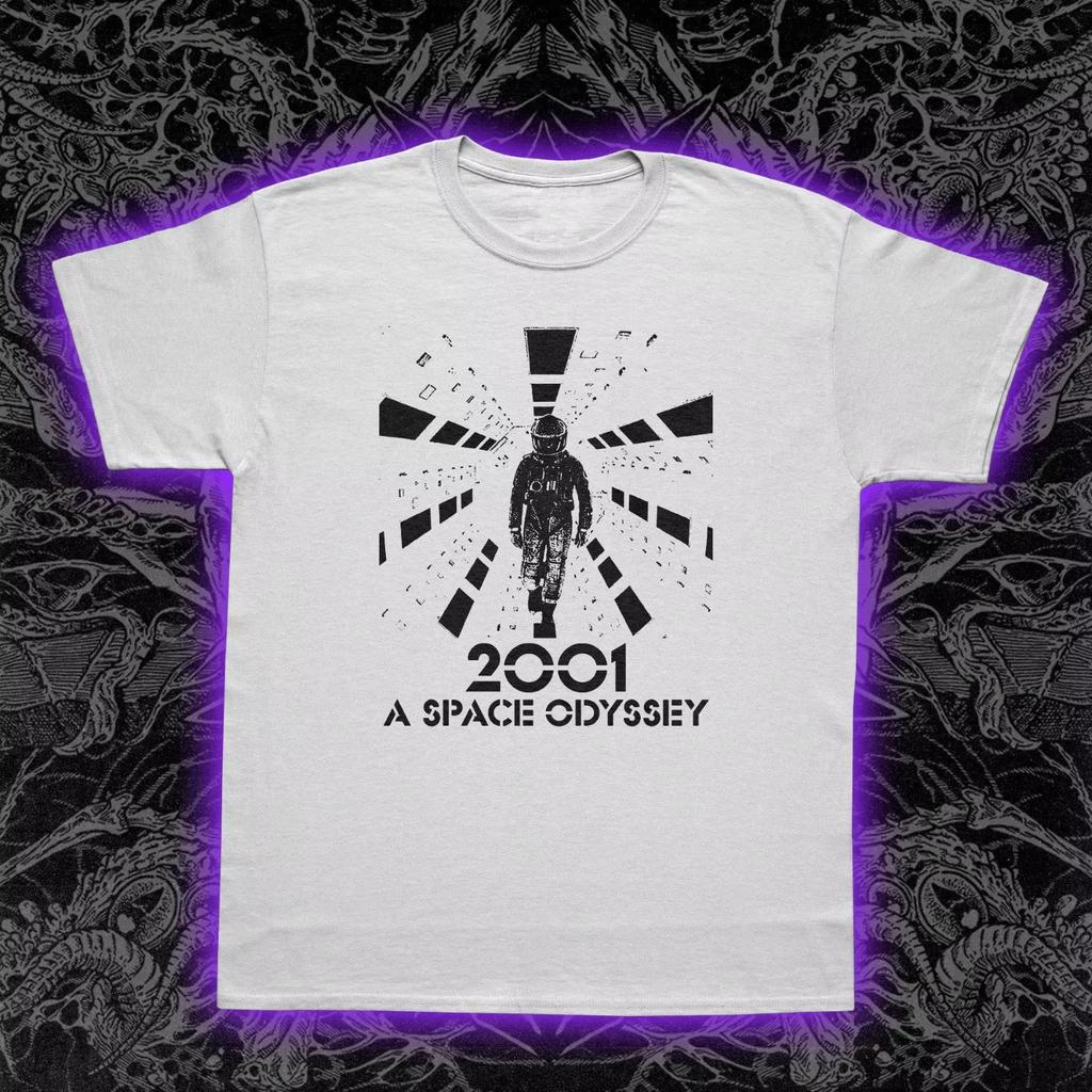 2001_ A Space Odyssey T-Shirt Sci-Fi Film Tee HAL 9000 Kubrick Classic Unisex T-shirt Hip Hop Streetwear Oversized Tshirt