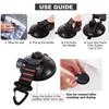 Heavy Duty Suction Cups 4pcs Heavy Duty 360 Rotatable Tarp Suction Cups Strong Load-Bearing Multi-Purpose Camping Tarp Accessory