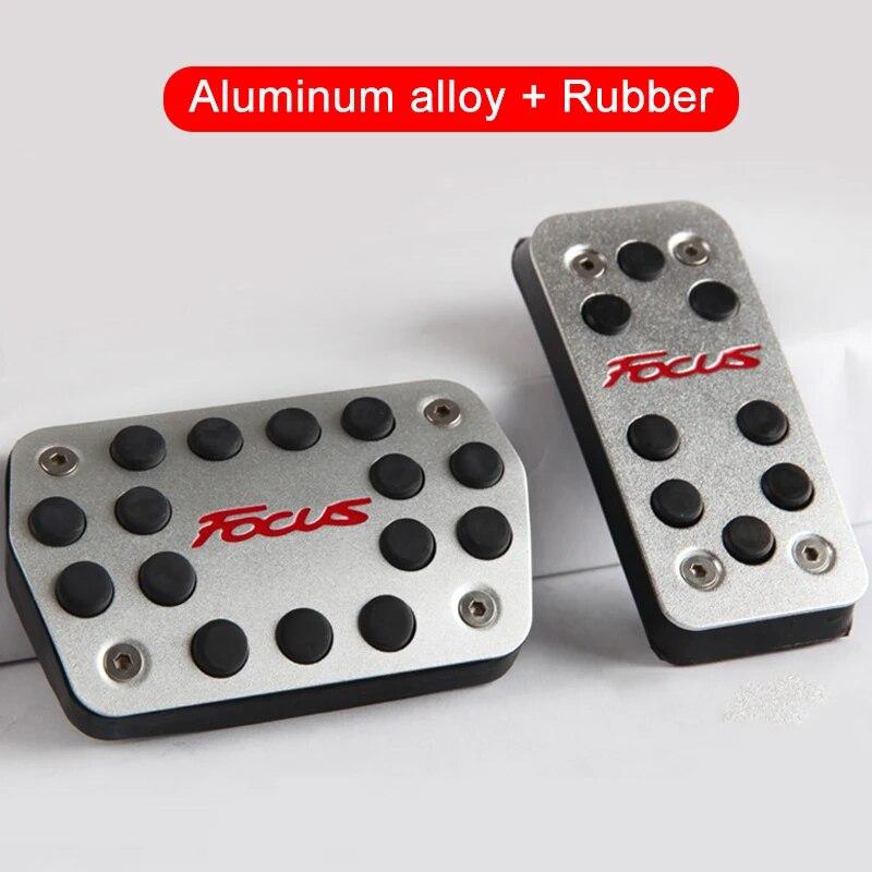 Auto Fußpedale Abdeckung Für Ford Focus 2 3 4 MK2 MK3 MK4 2007-2016 2017 Kraftstoff Beschleuniger bremspedal Kupplung Pedale Pad Zubehör