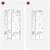 Umbrella Stand with Storage White 15.5 X 15.5 X 49 Cm Metal