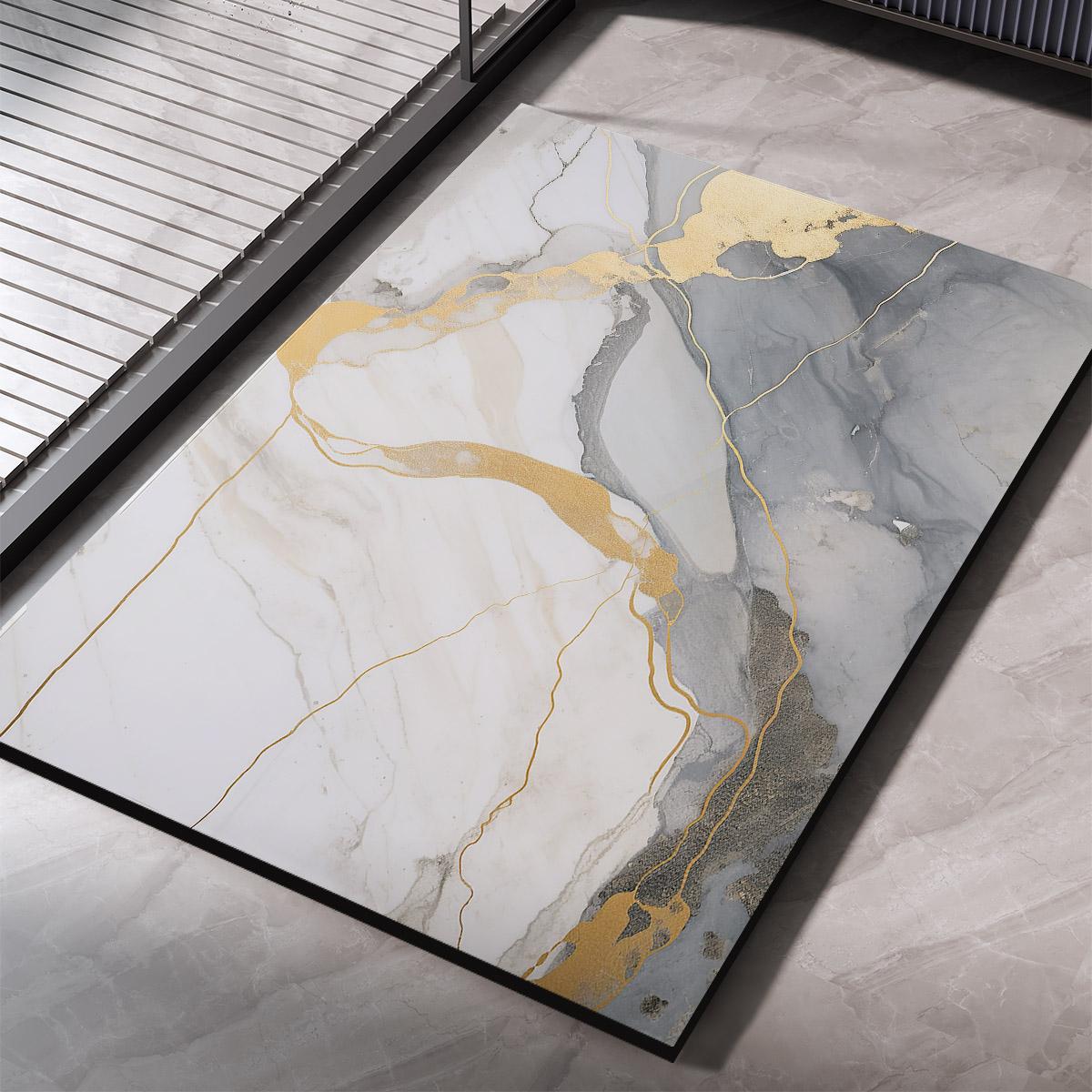 

Роскошные суперабсорбирующие коврики для ванной, быстросохнущий коврик для ног, нескользящий коврик для душа, коврик для унитаза, моющийся 40cmx60cm