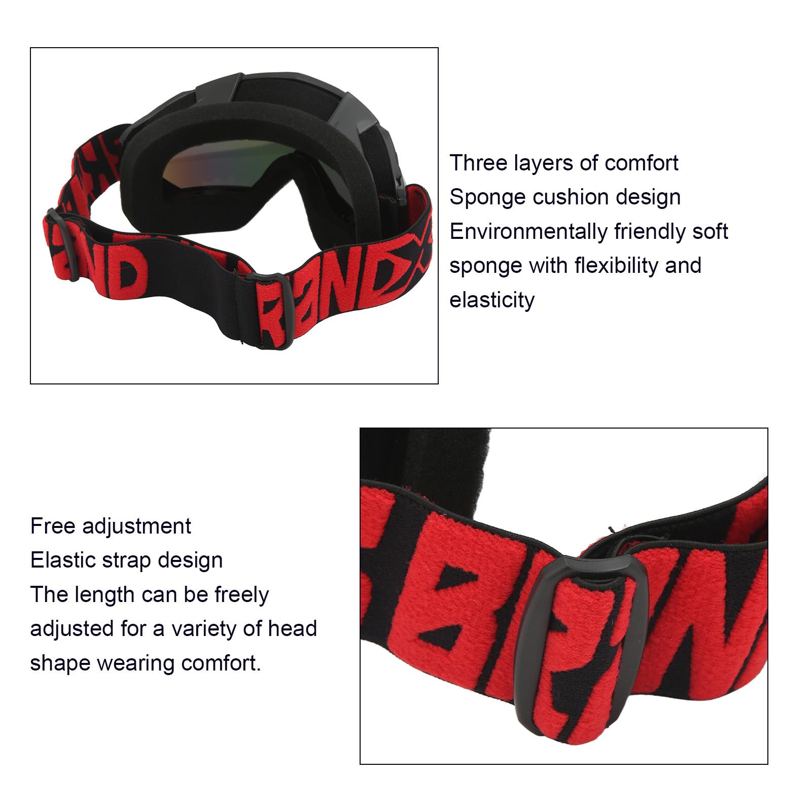 Motocross Dirt Bike Goggles ATV Glasses Riding Off Road Goggles Anti Skid Anti   Anti Wind Sand