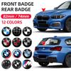 BAAF1 74mm 82mm Bonnet Hood Front Rear Trunk Emblem Logo Badge Sticker 50th Anniversary Edition for BMW E53 E90 E60 E93 E87 X3 F30 F20