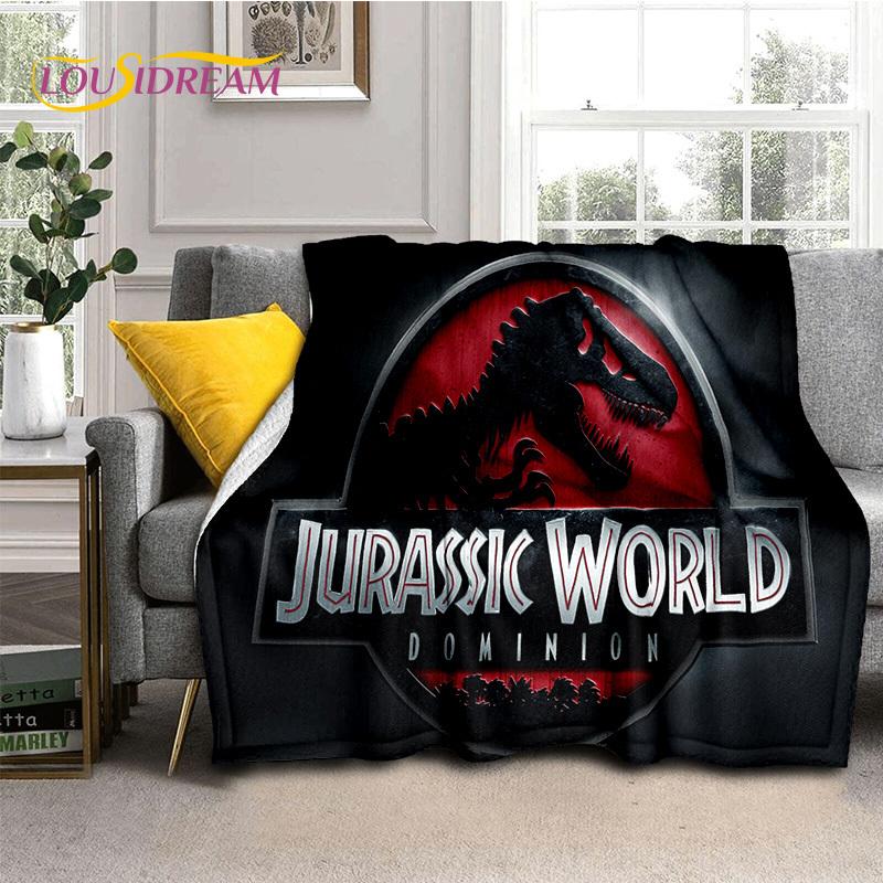 3D Cartoon Jurassic Park Dinosaurier Dino Weiche Flanelldecken, Überwurf Decke Bequeme Decke für Picknick Betten Zuhause Schlafzimmer Kinder