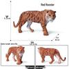 Realistic Mother Tiger with Cub Set: Male and Female Tiger Cubs Figurines