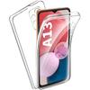 För Samsung Galaxy A13 Fodral 360 graders helkroppsfodral Sumsung A 13 A13 4G 5G SM-A135F A137F Mjuk silikon PET+Hård PC Genomskinlig skydda coques
