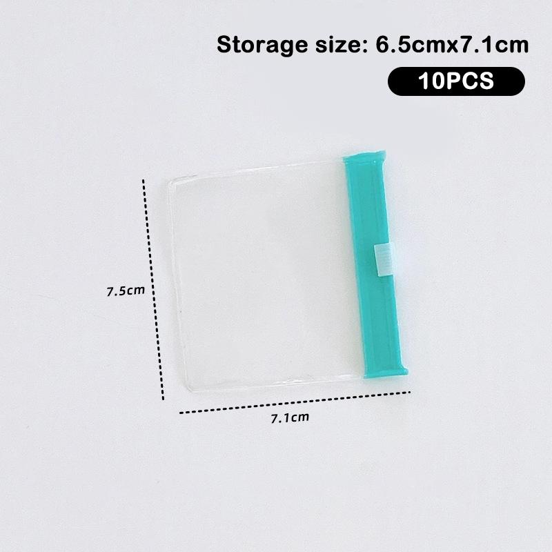 10Pcs Reusable Zipper Pill Bags Medicine Storage Bags Translucent Self-Sealing Travel Bags Medicine Dispensing Storage Bags