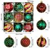 9Pcs/set Plastic Xmas Tree Hanging Pendant Christmas Ball Decorations  Christmas Party Decoration