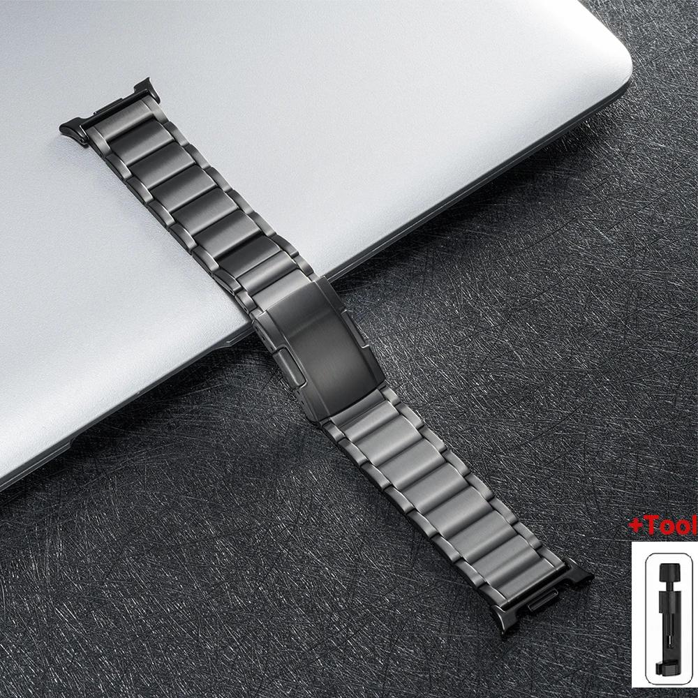 

Титановий ремінець для Samsung Galaxy Watch 8 44 40мм 8 Classic 46мм Розкішний Металевий Браслет для Galaxy Watch Ultra 2025 Galaxy Ultra 2025