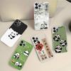 Cartoon Cute Panda Phone Case For IPhone 17 16 15 14 13 12 11 Pro Max Plus Soft Cover Personalized DIY