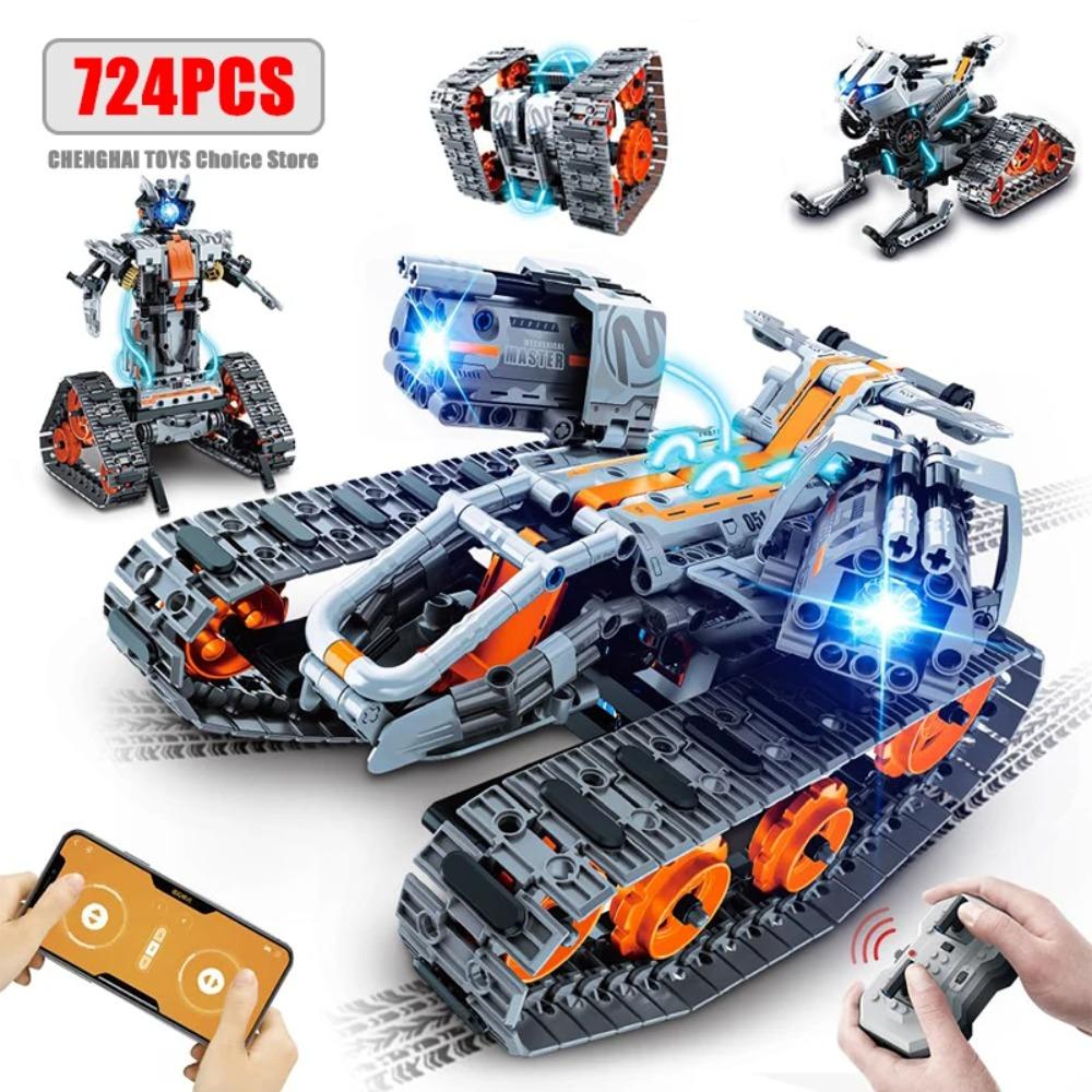 724pcs 4 in 1 City Technical