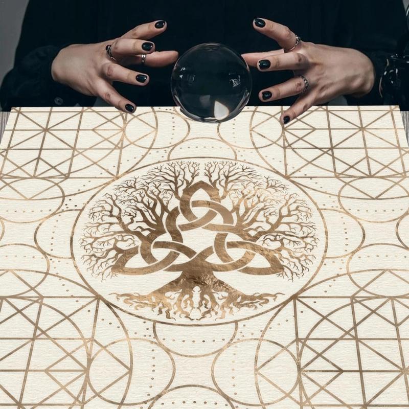 Tarots Table Altar Cloth Board Game Mat Divinations Altar Tablecloth