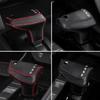 Speed Leather Gear Collars Car Shift Knob Armrest Cover Case For Hyundai Elantra CN7