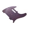 3Ply Guitar Pickguard with Single Coil Pickup Hole for Electric Guitar Brown Tortoise