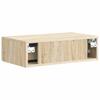 Wall Mounted Side Table Sonoma Oak 59 X 34.5 X 17 Cm