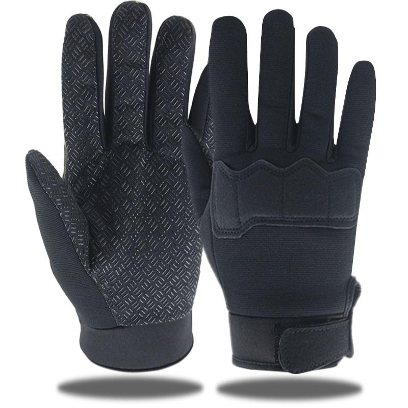 Tactical Gloves Riding Half Finger Gloves Outdoor Sports Men's Camouflage Design Long Finger Performance Riding Training Bicycle