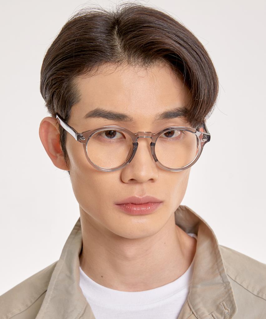 Eseubika Clay-C02 Blue Light Horn-Rimmed Glasses