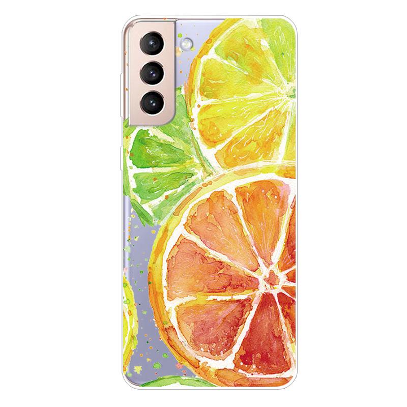 For Samsung S21 FE Case TPU Silicone Soft Clear Case for Samsung Galaxy S 21 / S21 Plus 5G Cover S21 Ultra FE Transparent Coque
