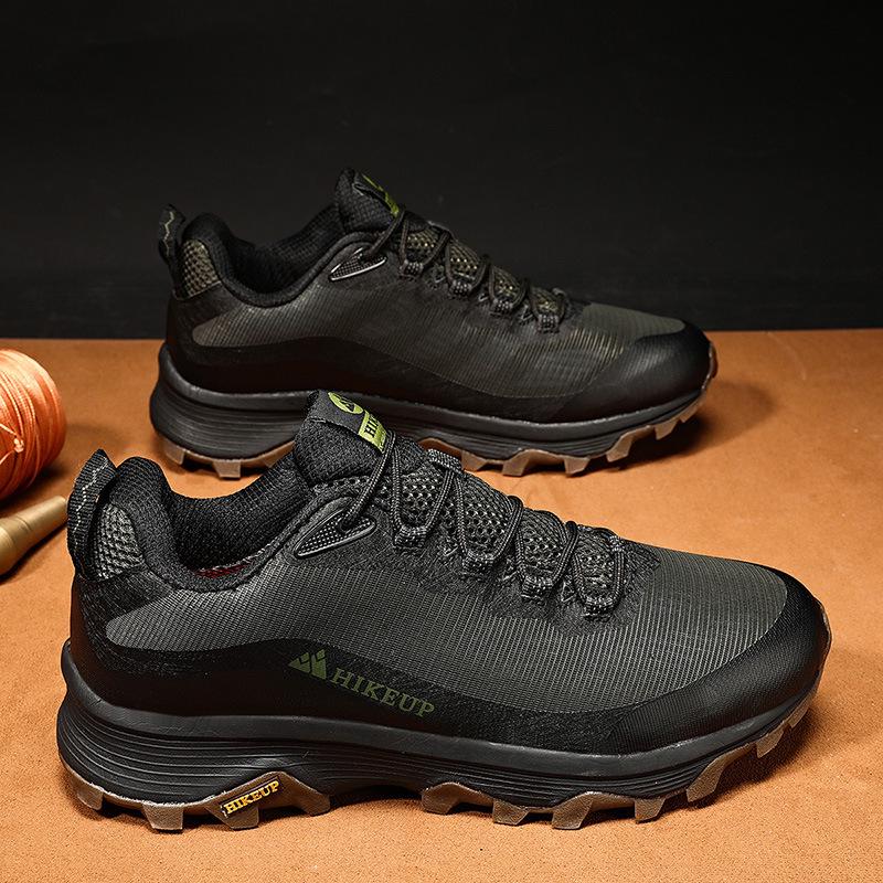 Men's Breathable Hiking Shoes - Comfortable Outdoor Mountaineering Footwear