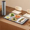 HOMEFISH Portable Electric Food Warming Tray Foldable Warm Mat with 3 Temperature Settings Fast Full Surface Heating for Parties