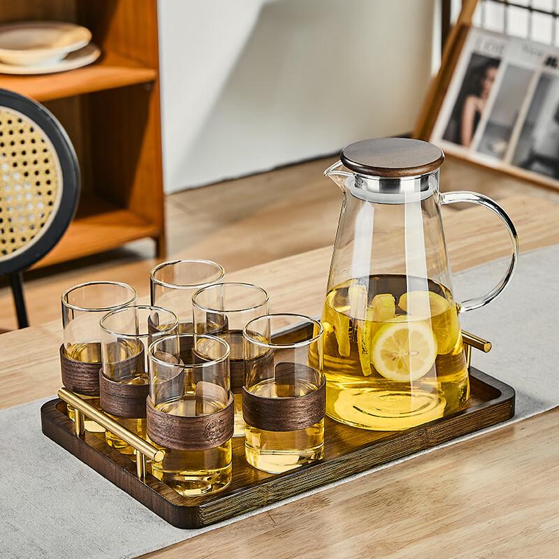 Shangqi High Borosilicate Glass Teapot and Cup Set