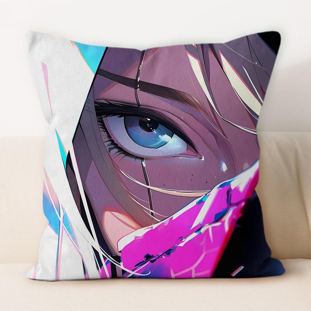 Superhero Spiderman Pillowcase Spider Gwen Printed Pillowcase Living Room Sofa Chair Cushion Cover Room Home Decor Gift