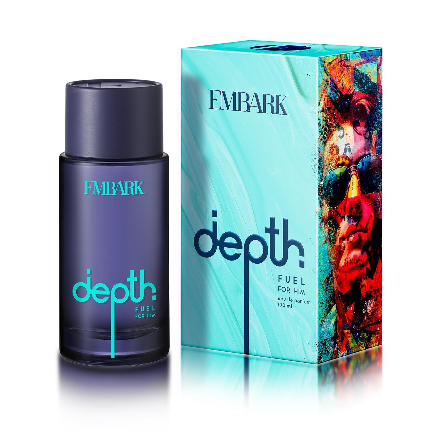 EMBARK Depth Fuel EDP Премиальный парфюм для мужчин | 100 мл Стойкие ароматы парфюма | Премиальный роскошный аромат 100ML