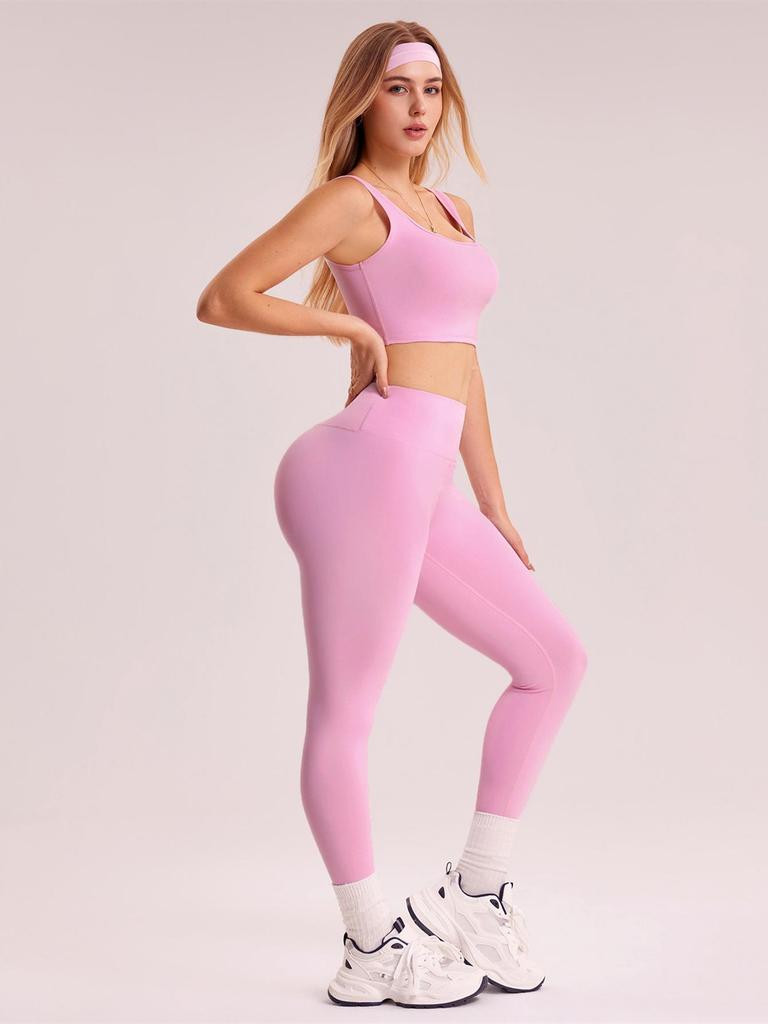 Women's Winter Yoga & Running Set: Quick-Drying Tight Brushed Fitness Underwear and Pants for Outdoor Sports.