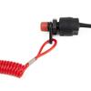 Kill Stop Switch With Safety Lanyard Clip For Boat Outboard Engine Motors Parts