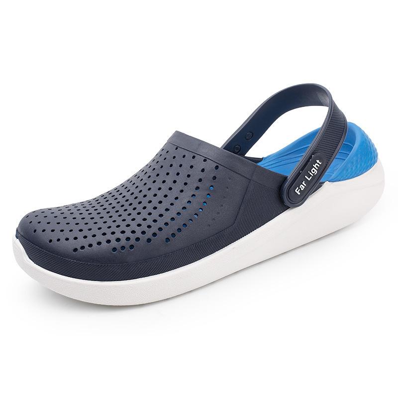 Sandales d'été pour homme, extérieur, antidérapantes, imperméables, résistantes à l'usure, respirantes, claquettes sportives pour la conduite