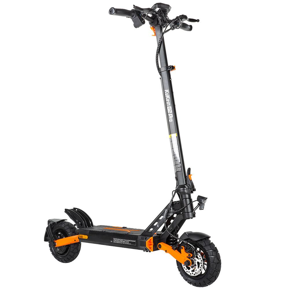 Monopattino Elettrico Kukirin G2 Pro ABE Motore 250W Velocità Massima 20km/h E-Scooter Città Pieghevole 9" Freni a Disco Doppi Carico Massimo 120kg