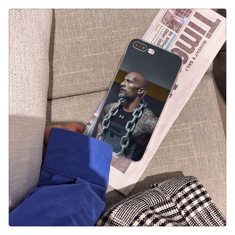 

The Rock Dwayne Johnson Phone Case For iphone 13 X XS MAX 6 6s 7 7plus 8 8Plus 5 5S se 2020 XR 12 11 pro max Fundas Capa 7 plus or 8 plus
