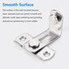 Buckle Window Right Angle Stainless Steel Theftproof Barn Latch Cabinet Lock Door Hasp