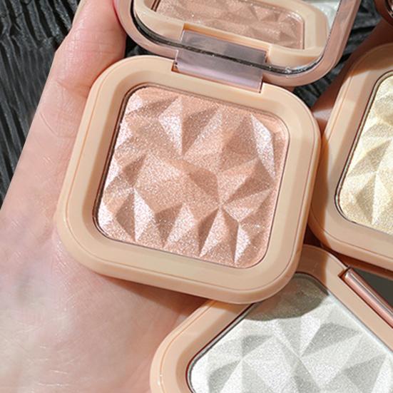 Yousheng Highlighter Contouring Palette Waterproof Multifunctional Monochrome Natural Universal Daily Makeup Accessory Delicate Facial Highlighter
