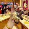 Year of the Horse Pure Gold Keychain & Phone Lanyard with Gift Charm